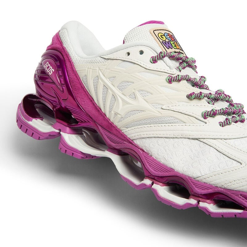 White / Pink Men's Mizuno Wave Prophecy LS Gcds Sneakers | MVO158092