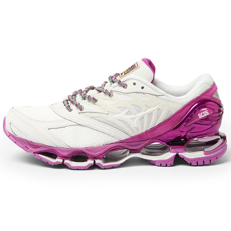 White / Pink Men\'s Mizuno Wave Prophecy LS Gcds Sneakers | MVO158092