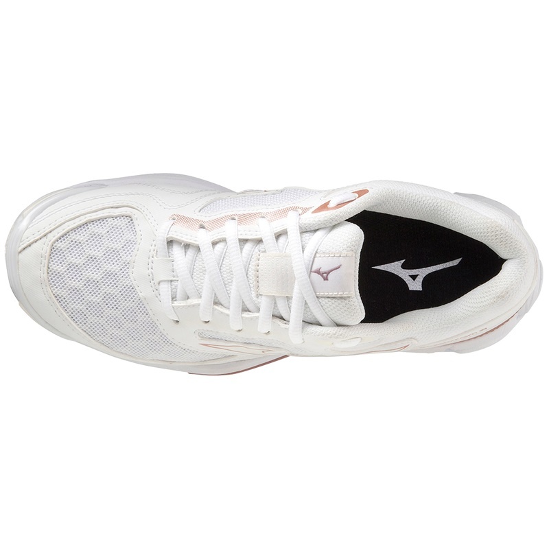 White / Rose Women's Mizuno Wave Phantom 3 Handball Shoes | MBO732601