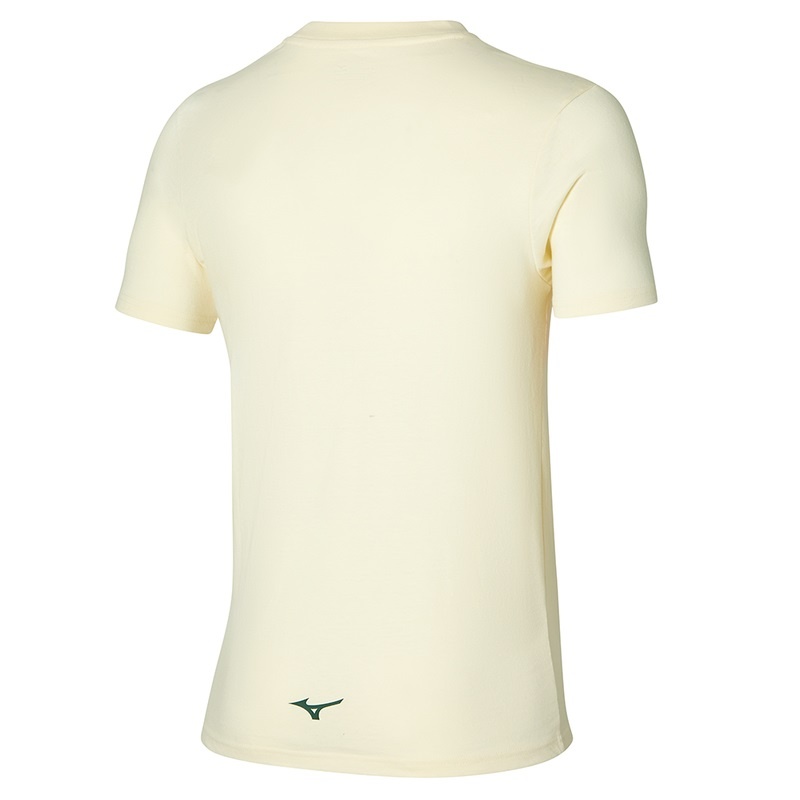 Yellow Men's Mizuno Athletics RB Tee T Shirts | WSY135760