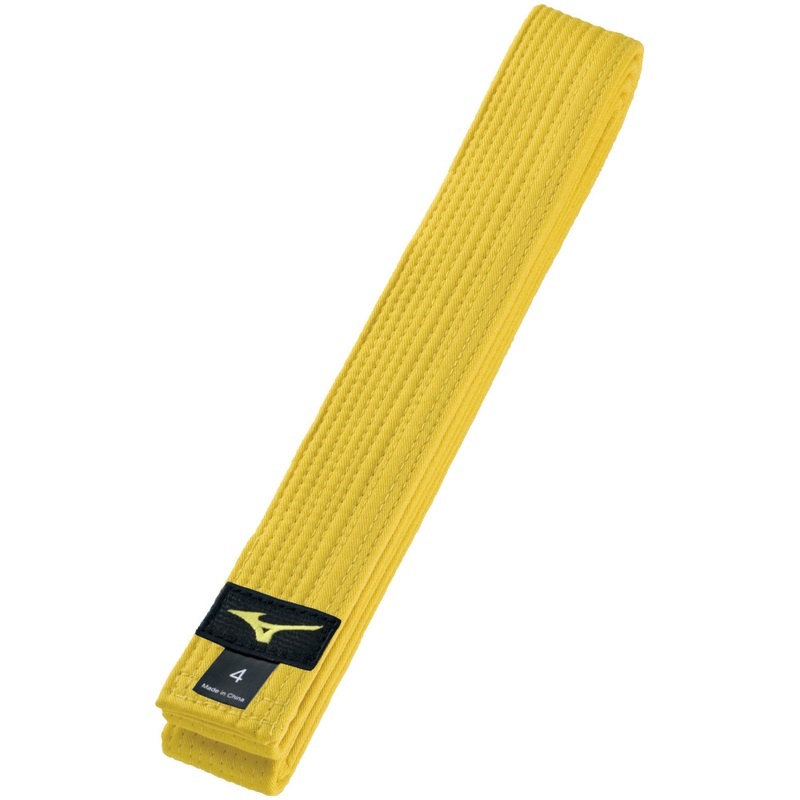 Yellow Men\'s Mizuno RB Judo Belts | YLH602489