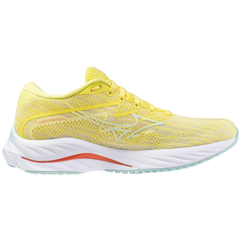 Yellow Women's Mizuno Wave Rider 27 Running Shoes | VAX630245