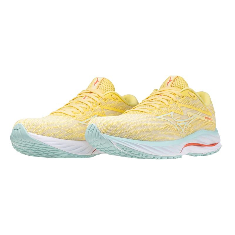 Yellow Women's Mizuno Wave Rider 27 Running Shoes | VAX630245