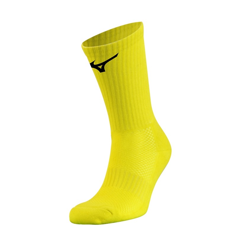 Yellow / Black Men\'s Mizuno Handball Pair Socks | FAW215936